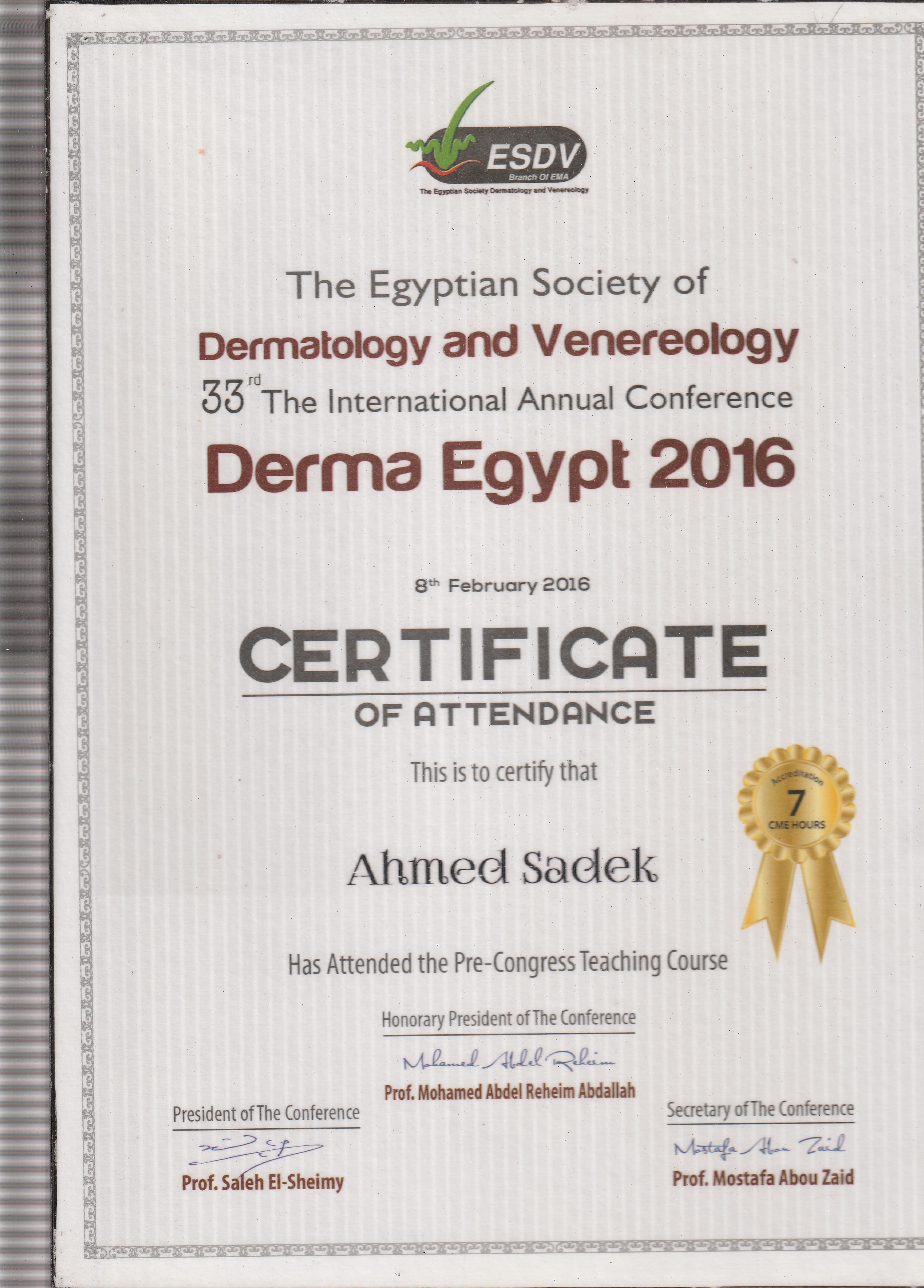 Derma Egypt 2016