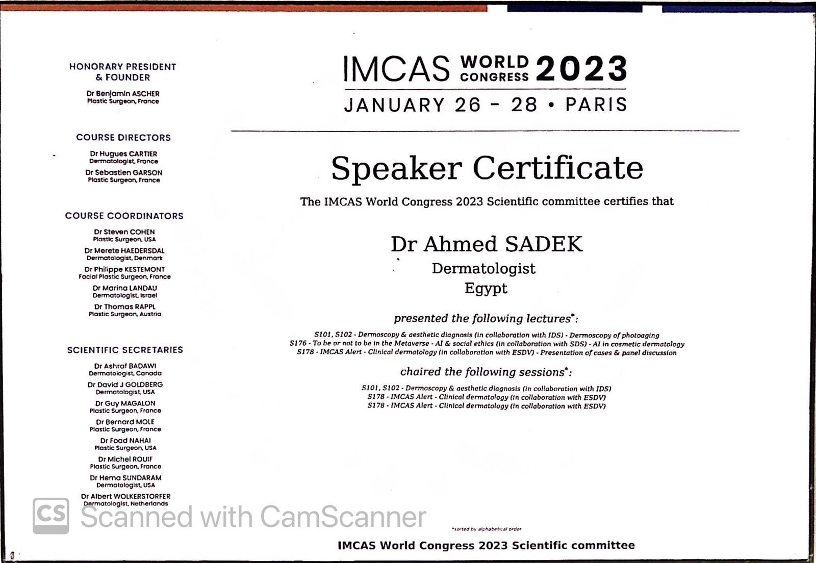 IMCAS 2023